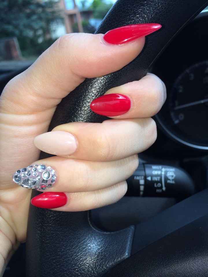  Uñas en rojo para el día de boda - 10