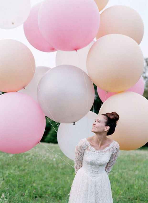  Globos rosas para decoración de boda - 3