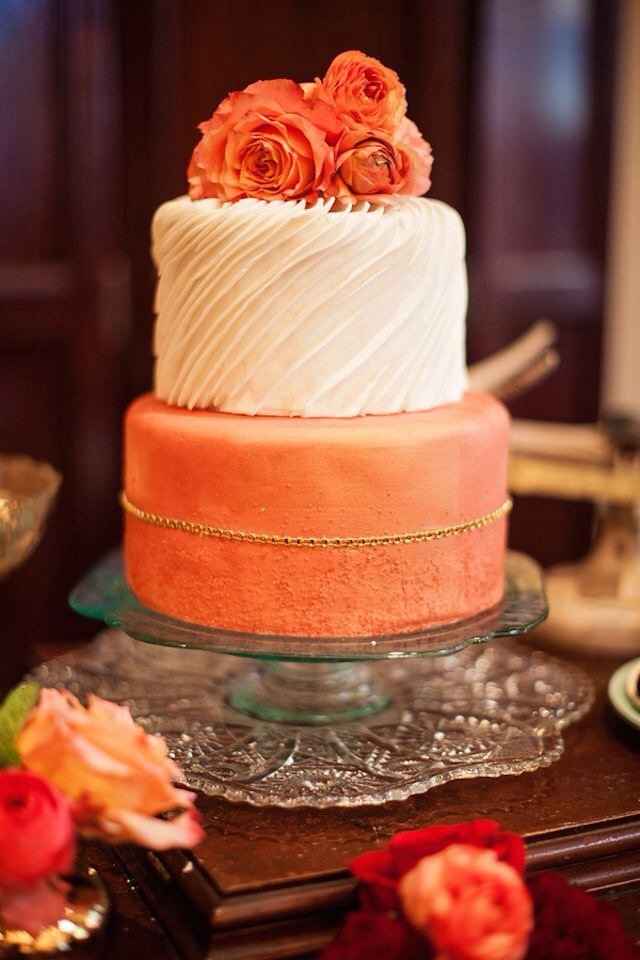 Pasteles de boda en naranja - 10