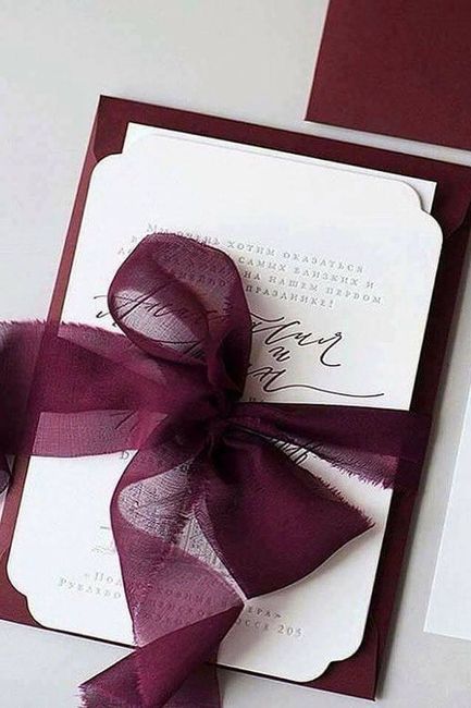  Inspiración boda color vino - 22