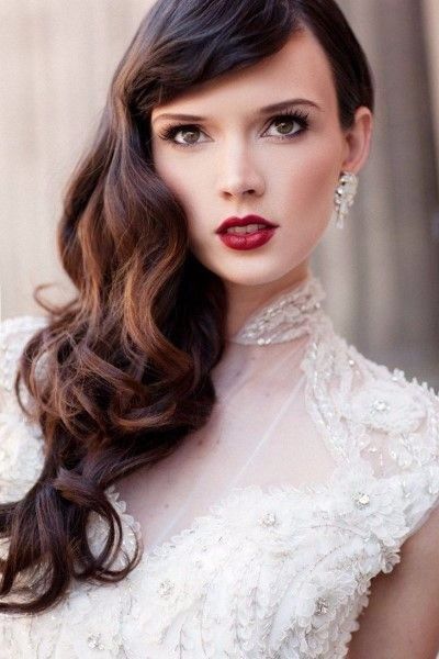 Labios rojos para el look de novia perfecta!! 7