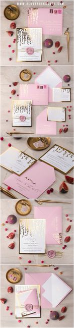  Invitaciones de boda en rosa - 7
