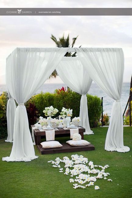  Altar de novios en blanco - 2
