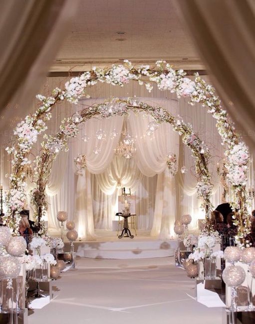  Altar de novios en blanco - 7