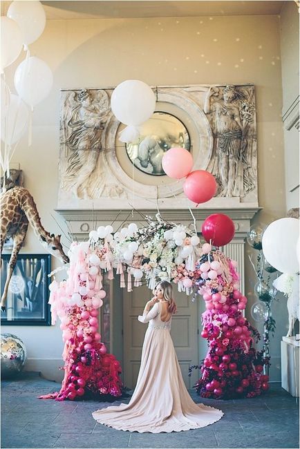  Globos rosas para decoración de boda - 5
