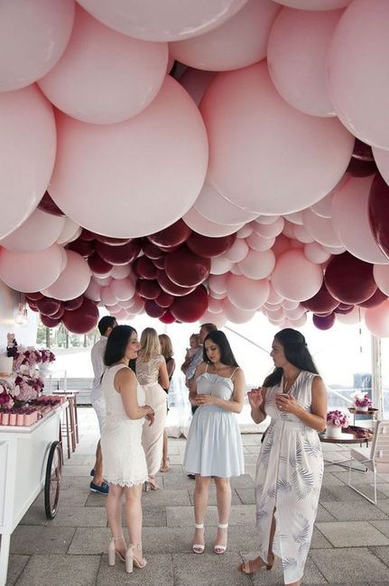  Globos rosas para decoración de boda - 6