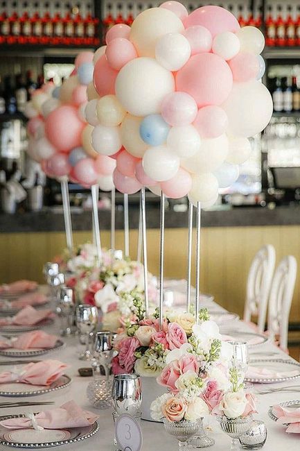  Globos rosas para decoración de boda - 8