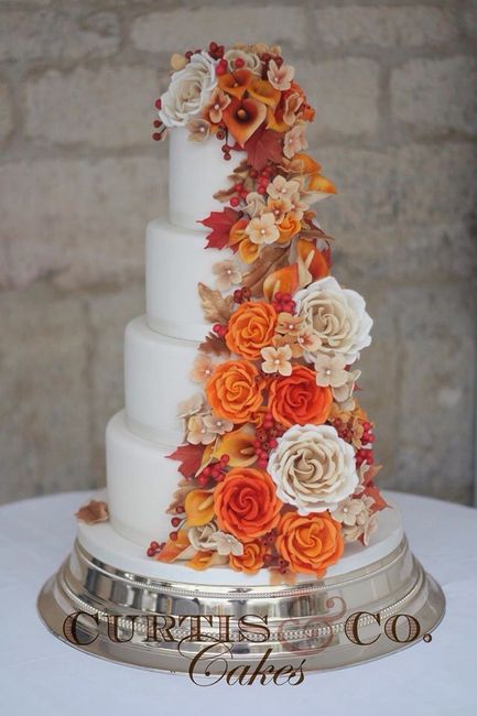  Pasteles de boda en naranja - 2