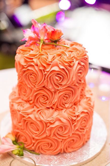  Pasteles de boda en naranja - 11