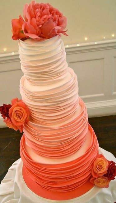  Pasteles de boda en naranja - 12