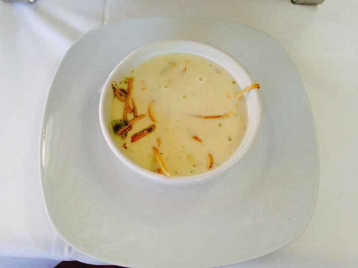 Crema de flor de calabaza