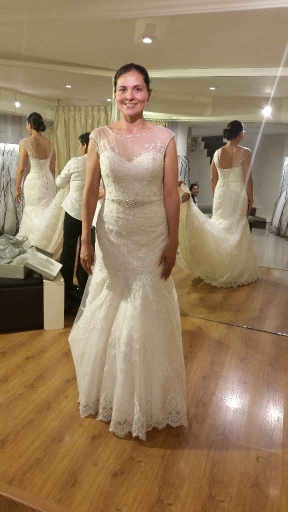Última prueba del vestido