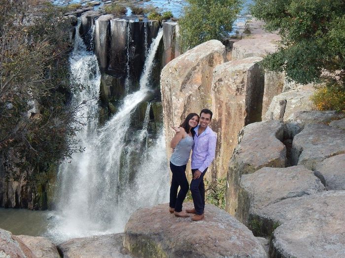 Otra en las cascadas