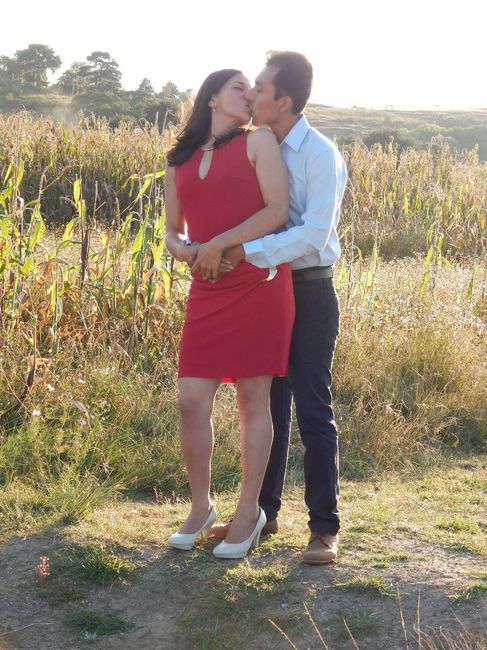 Antes de llegar a la iglesia