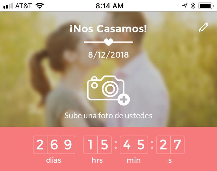 ¿Cuánto falta para que se casen? - 1