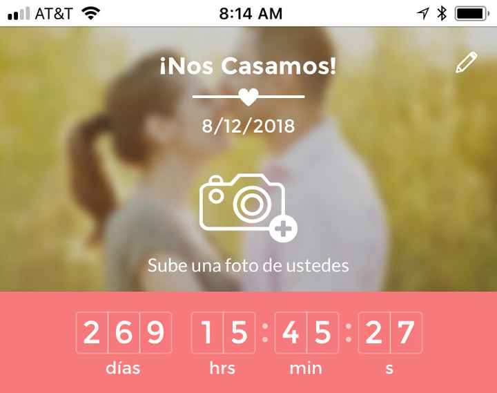 ¿Cuánto falta para que se casen? - 1