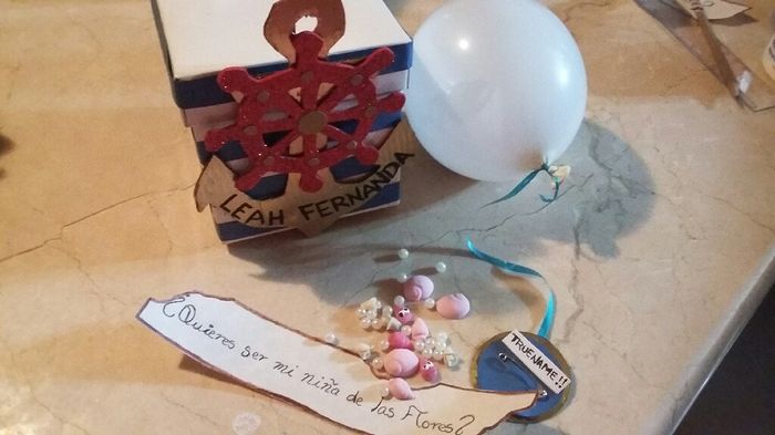 Invitaciones damitas de honor y niñas de las flores - 5