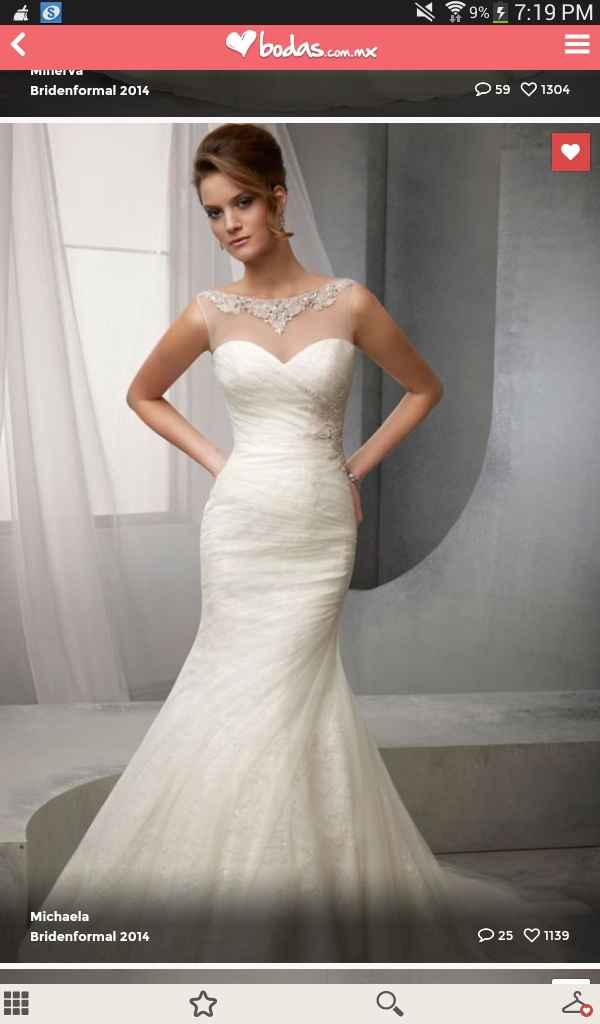 Mi vestido favorito del catálogo nupcial es... - 1