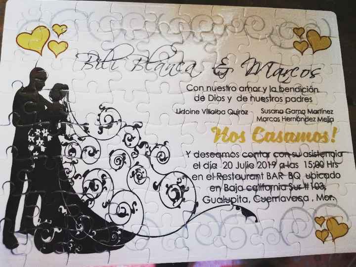Invitaciones listas!!!! - 2