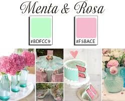 menta y rosa