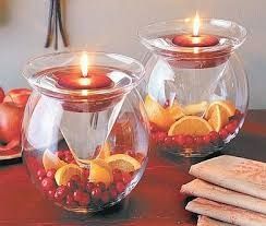 arreglo con velas