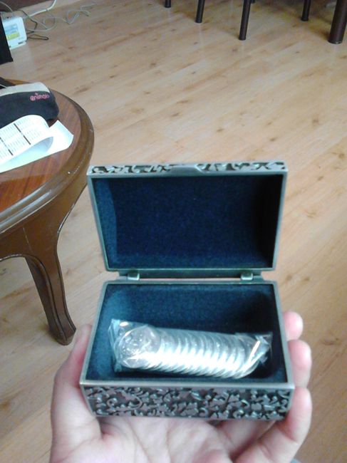 estuche para arras