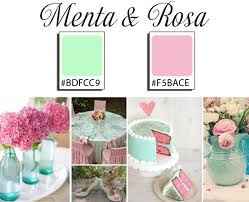menta y rosa