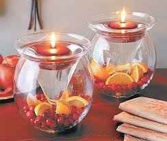 arreglo con velas