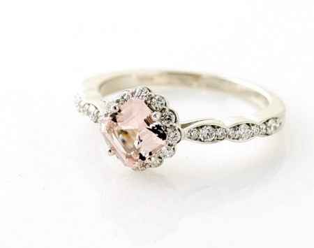 Asscher Morganite
