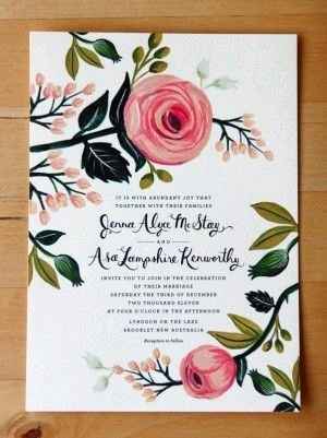 invitacion flores