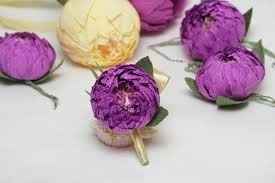 boutonniere peonia