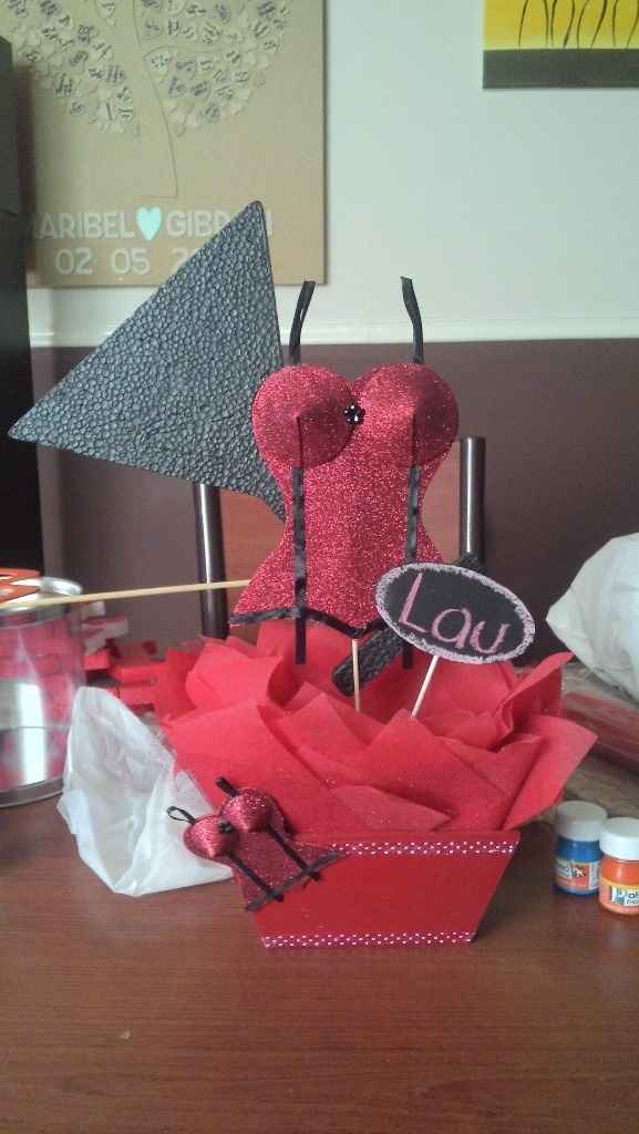 centro de mesa despedida