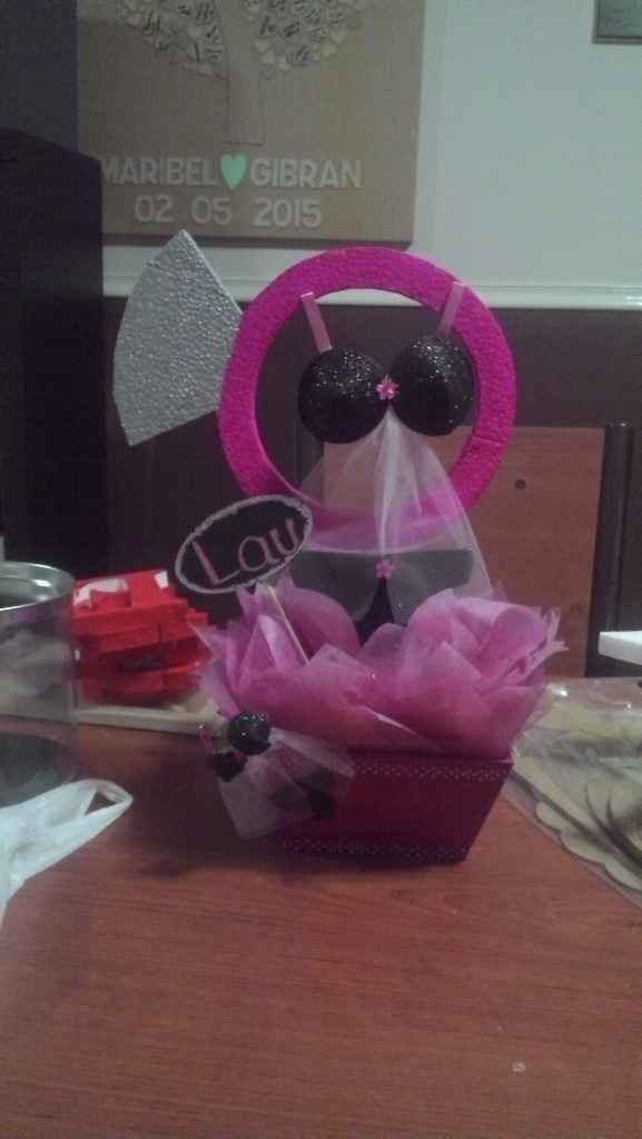 centro de mesa despedida