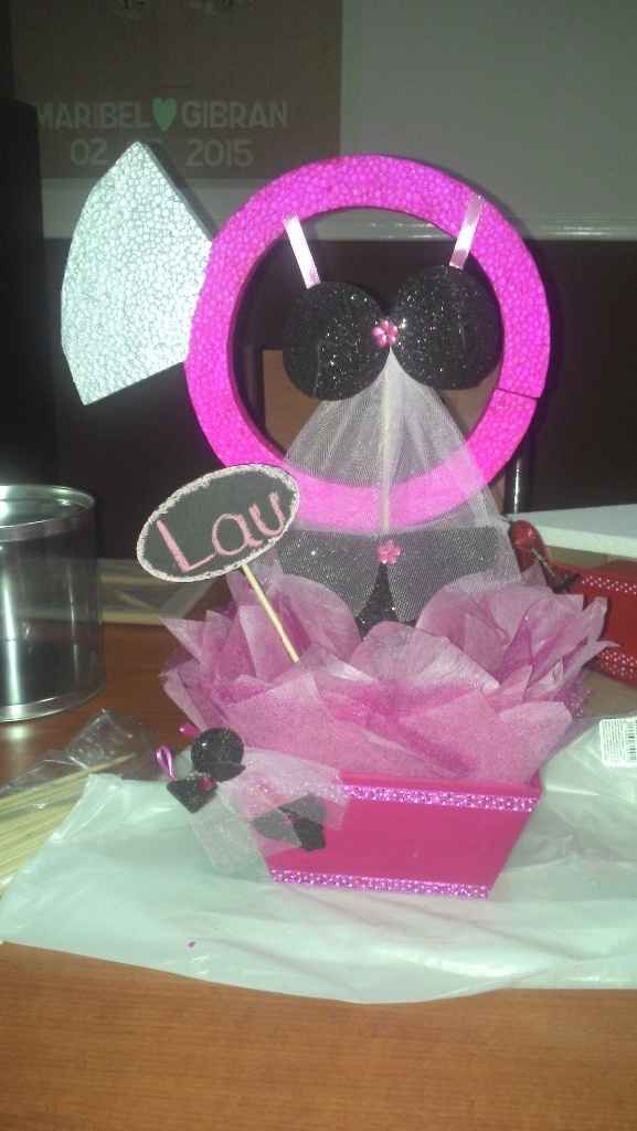 centro de mesa despedida