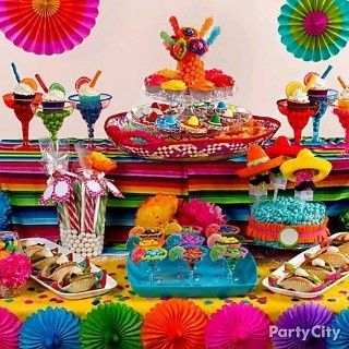mesa dulces mexicana