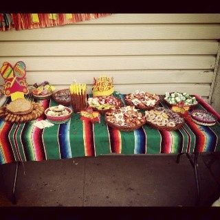 mesa dulces mexicana
