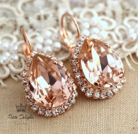 aretes-Rosa