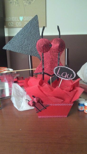 centro de mesa despedida