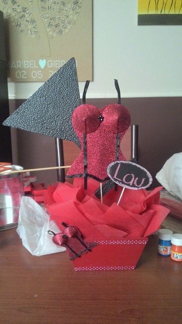 centro de mesa despedida