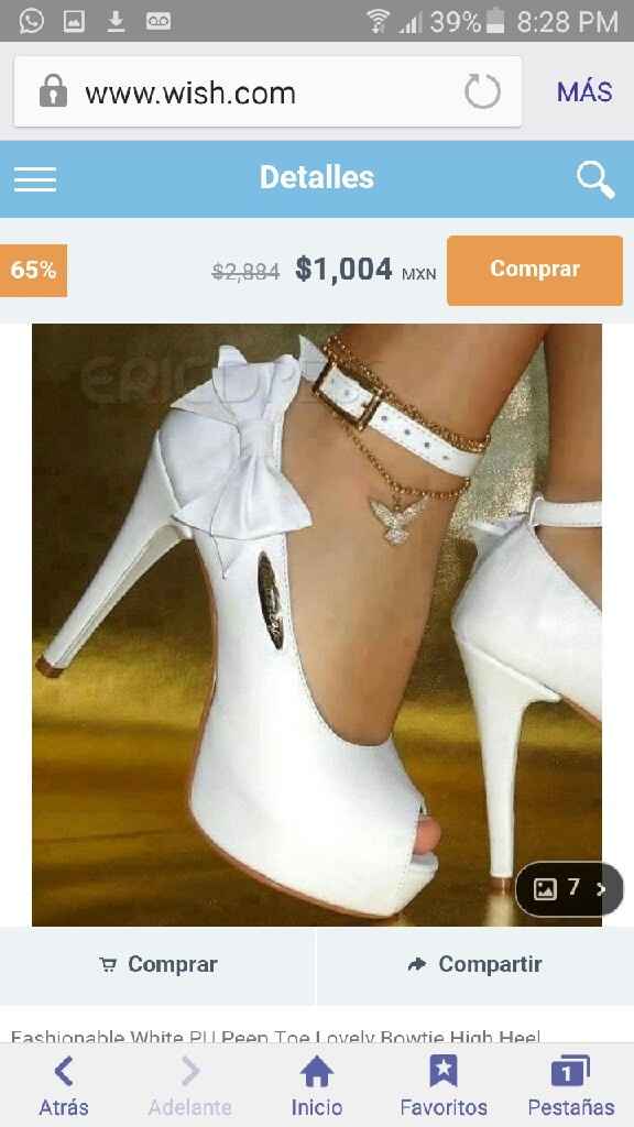 Deseo estos zapatos de novia - 1