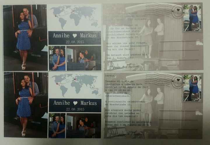 Invitaciones boda civil - 1