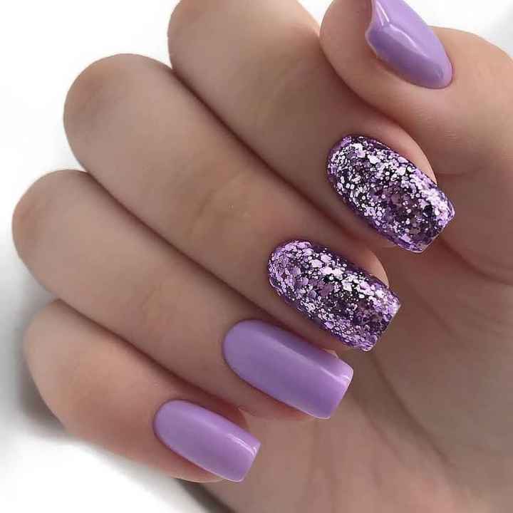 Boda lila uñas lilas - 3