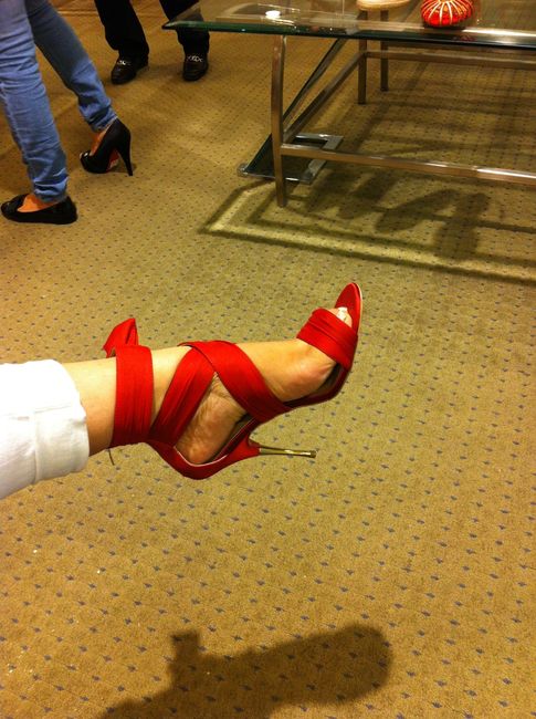 Zapatilla roja