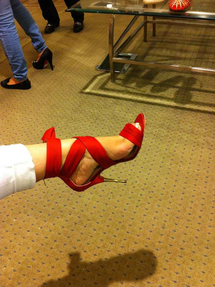 Zapatilla roja