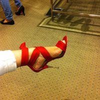 Zapatilla roja