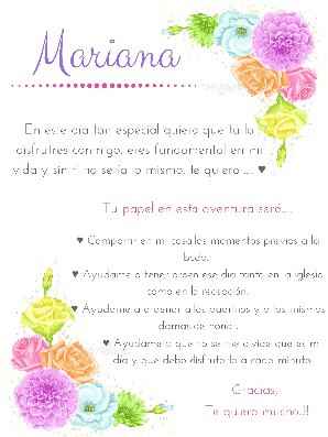 En esta hojita les puse tareas diferentes a cada una ♥