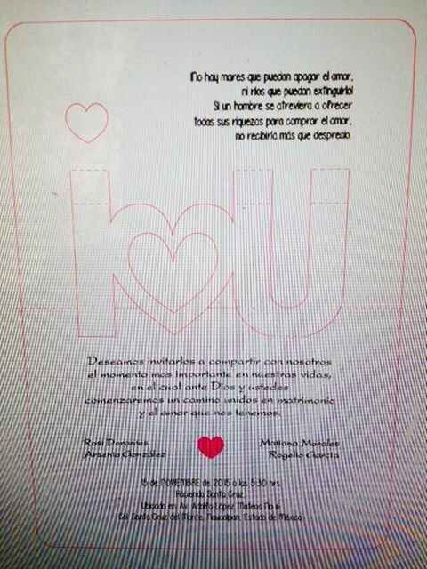 Invitaciones echas en casa. ideas.  ¿si o no? - 2