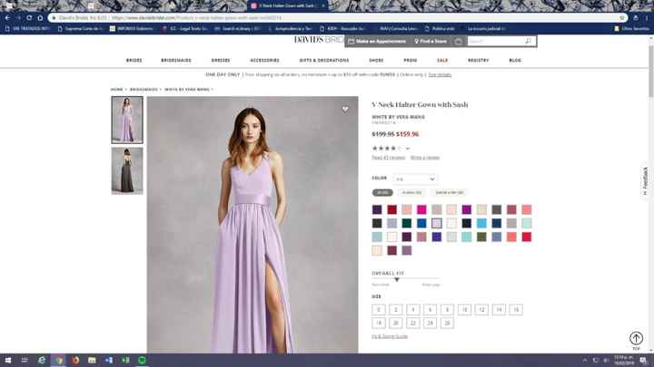 Vestidos de damas - 1