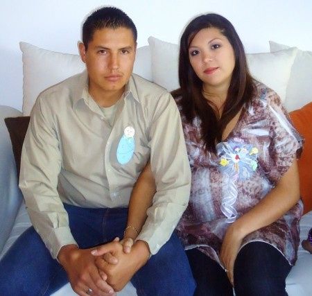 en nuestro baby shower