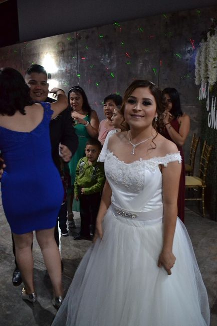 Recibiendo los invitados